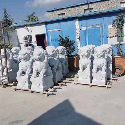 河南泌陽石獅子批發 花崗巖廠家現貨